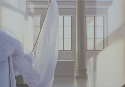 Vormittag im Museum, 2019, 130x200