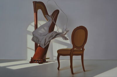 Room with Harp, 2015, 130x200