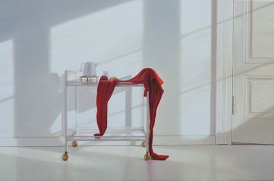 Tea with Red, 2018, 120x180