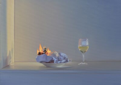 Abend in Sellin-I, 60x80, 2022