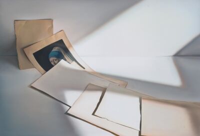 „Perlenohrring I“ 2009, Öl auf Leinwand, 70 x 100