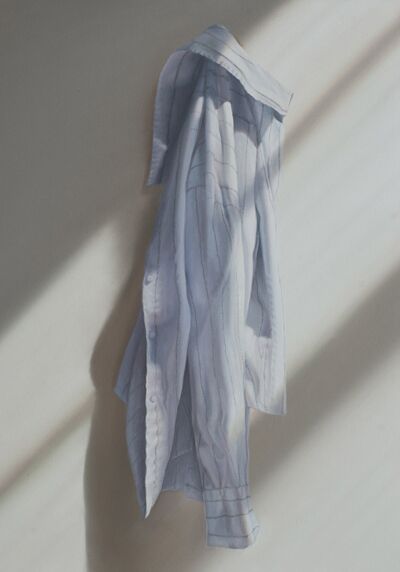 Blaues Hemd I, 2019, 100x80