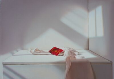Pass mit weissem Tuch, 2021, 70x100